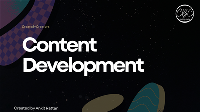 Content Development for Beginners
