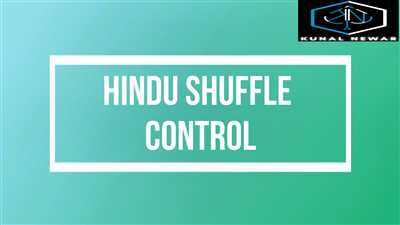 Hindu Shuffle Control